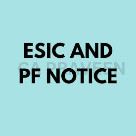 ESIC and PF Notice