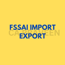 FSSAI License for Import & Export Business Foods Spices etc