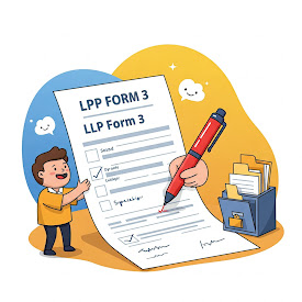 Form 3 for LLP Agreement after formation of LLP