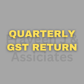 Quarterly GST Return GSTR-1 IIF and GSTR3B QRMP