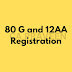 80G and 12AA Registration by NGO and Section 8 Company