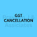 GST Cancellation