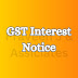 GST Interest Notice GSTR 3B late payment